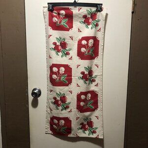 Kitchen Tea Towel with Cherries print